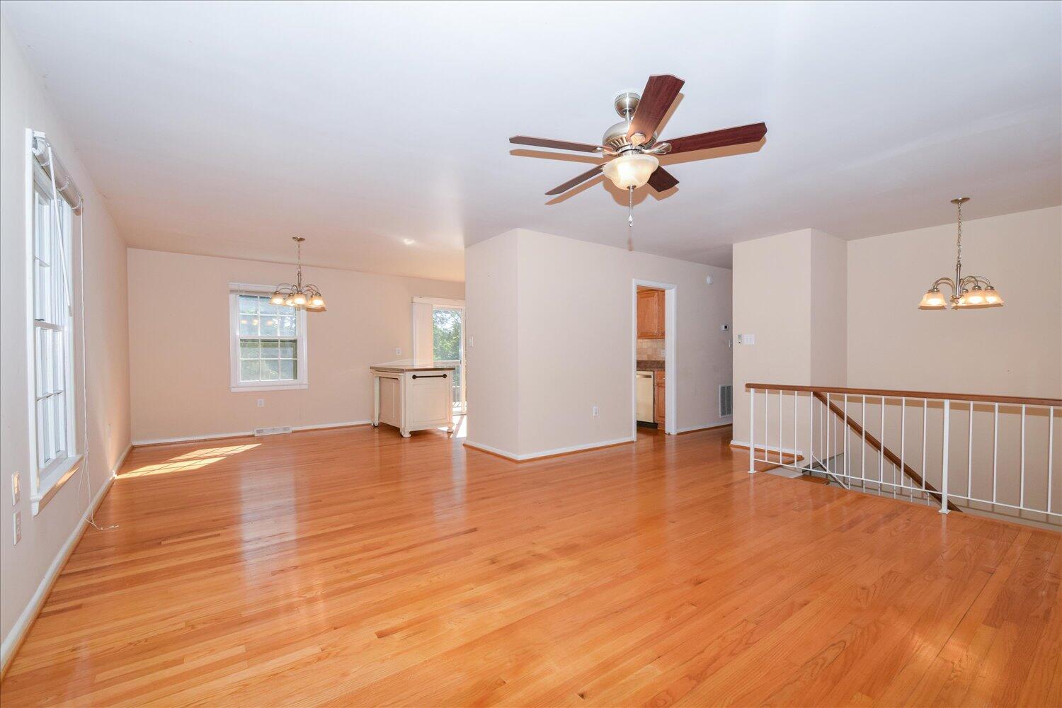 2947 Purple Finch Road Roanoke, VA 24018 - Photo 3 of 31 a view of empty room with wooden floor and fan