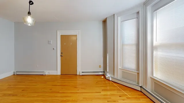 a view of an empty room with window