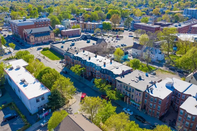 aerial view of a city