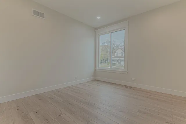 wooden floor in an empty room