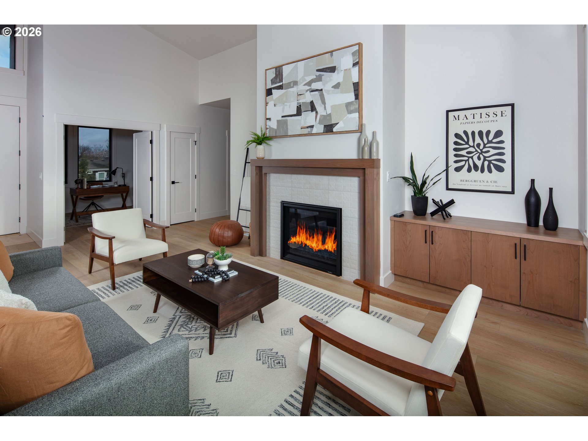 1110 Rock Creek Road Hood River, OR 97031 - Photo 11 of 16 a living room with furniture and a fireplace