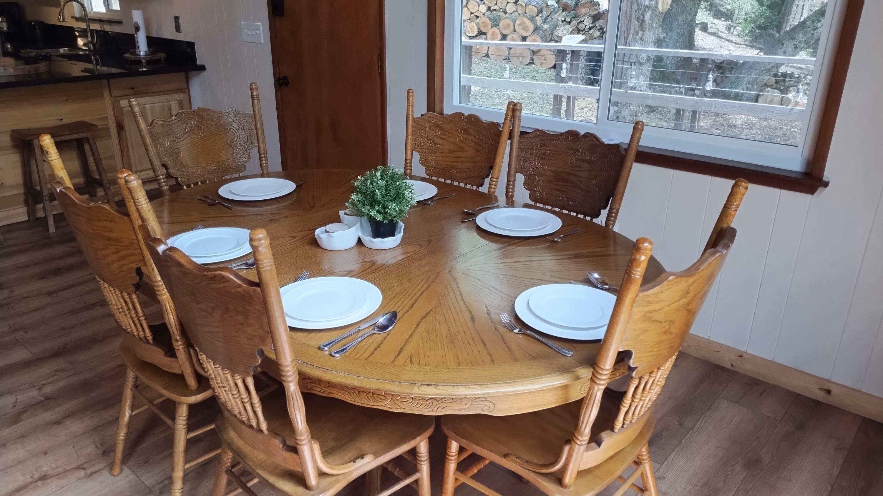 1693 Forest Rte 21S94 Camp Nelson, CA 93265 - Photo 13 of 86 a view of a dining room with furniture