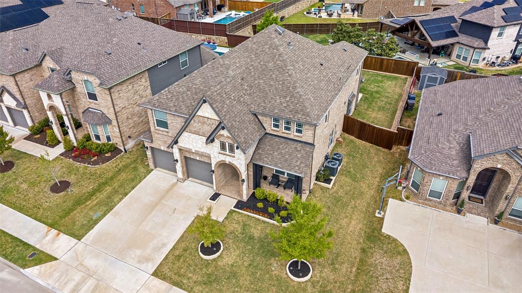 808 Violet Way Celina, TX 75009 - Photo 26 of 30 Aerial view of the front of house