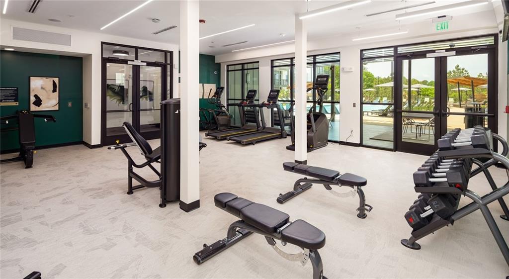 6000 Ava Avenue, Unit 4207 Gainesville, GA 30504 - Photo 32 of 34 a view of a room with gym equipment