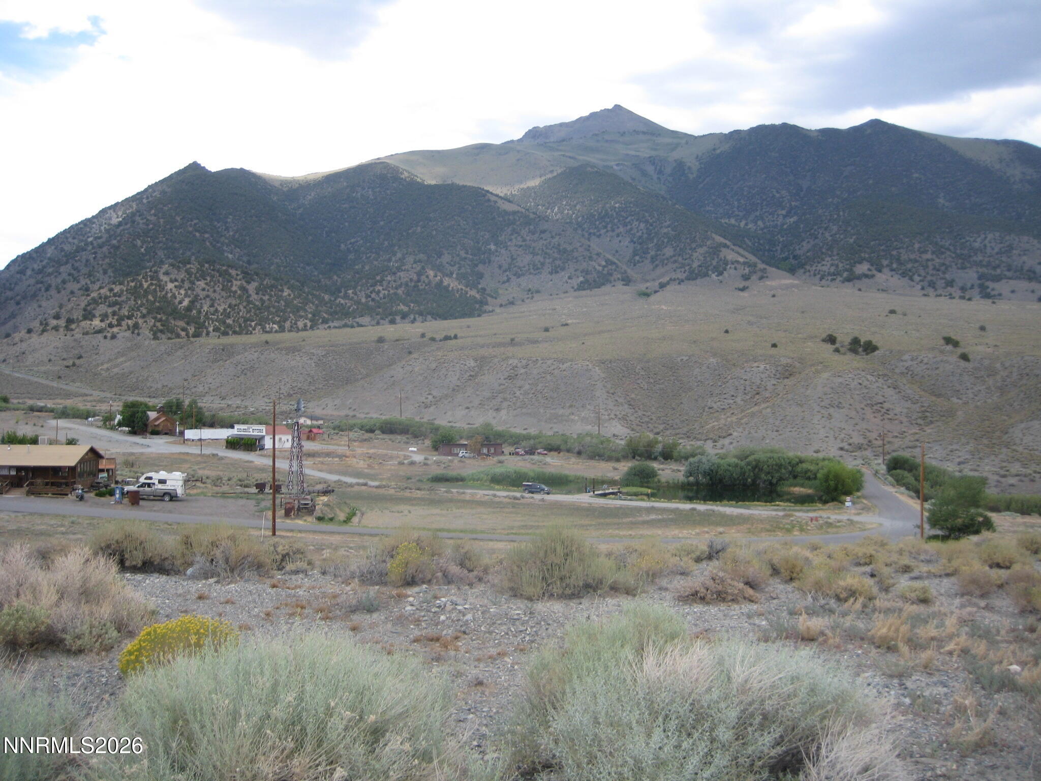 128 Canyon Circle Austin, NV 89310 - Photo 3 of 8 a view of a dry field with lots of trees