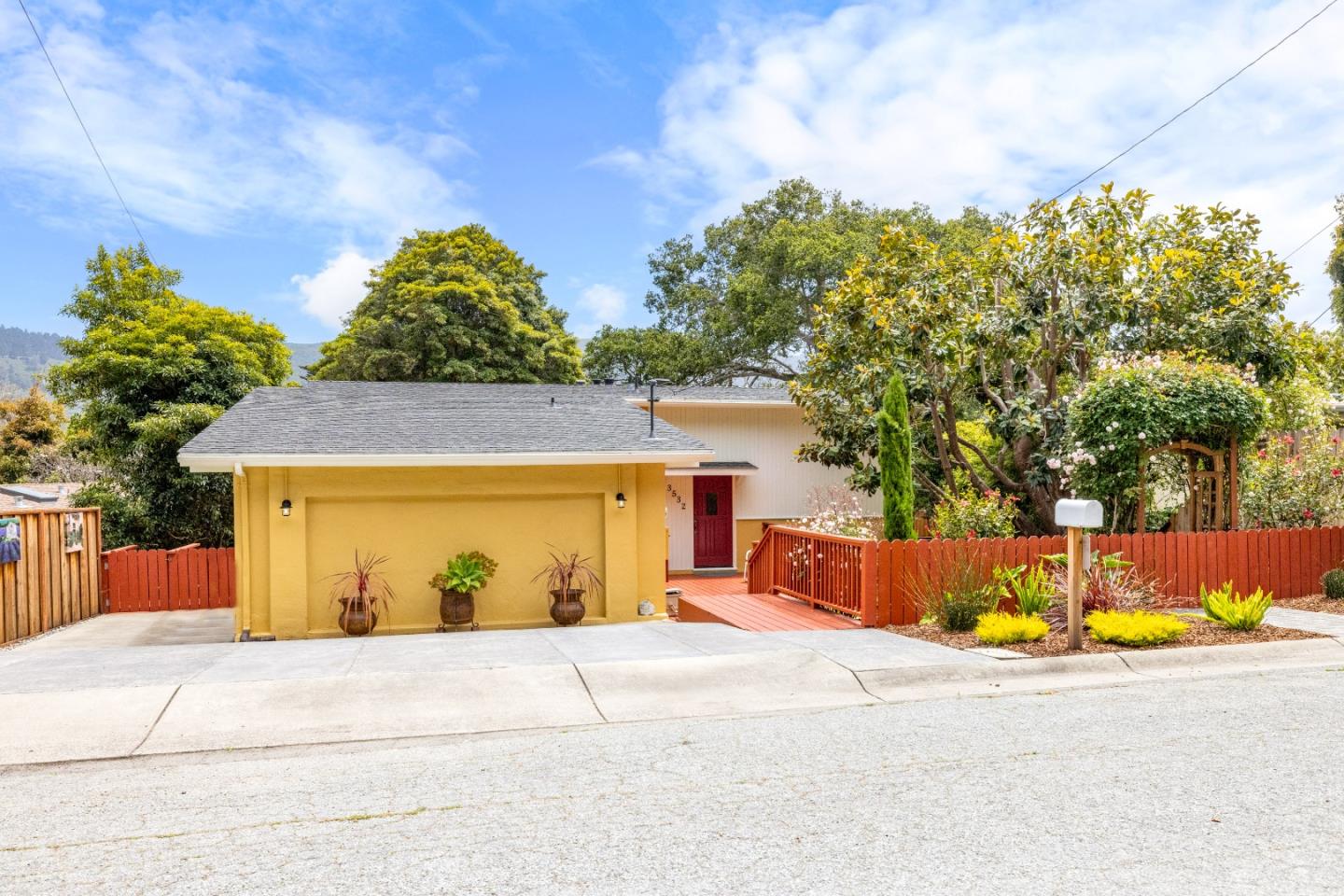 3532 Oliver Road Carmel, CA 93923 - Photo 3 of 47 a view of back yard of the house