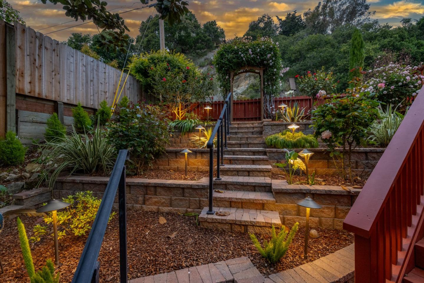 3532 Oliver Road Carmel, CA 93923 - Photo 45 of 47 a view of a house with backyard and sitting area