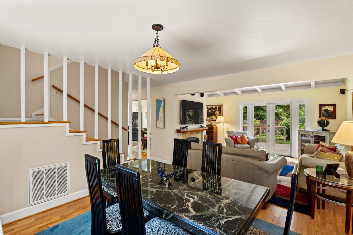 3532 Oliver Road Carmel, CA 93923 - Photo 7 of 47 a view of a dining room with furniture window and wooden floor