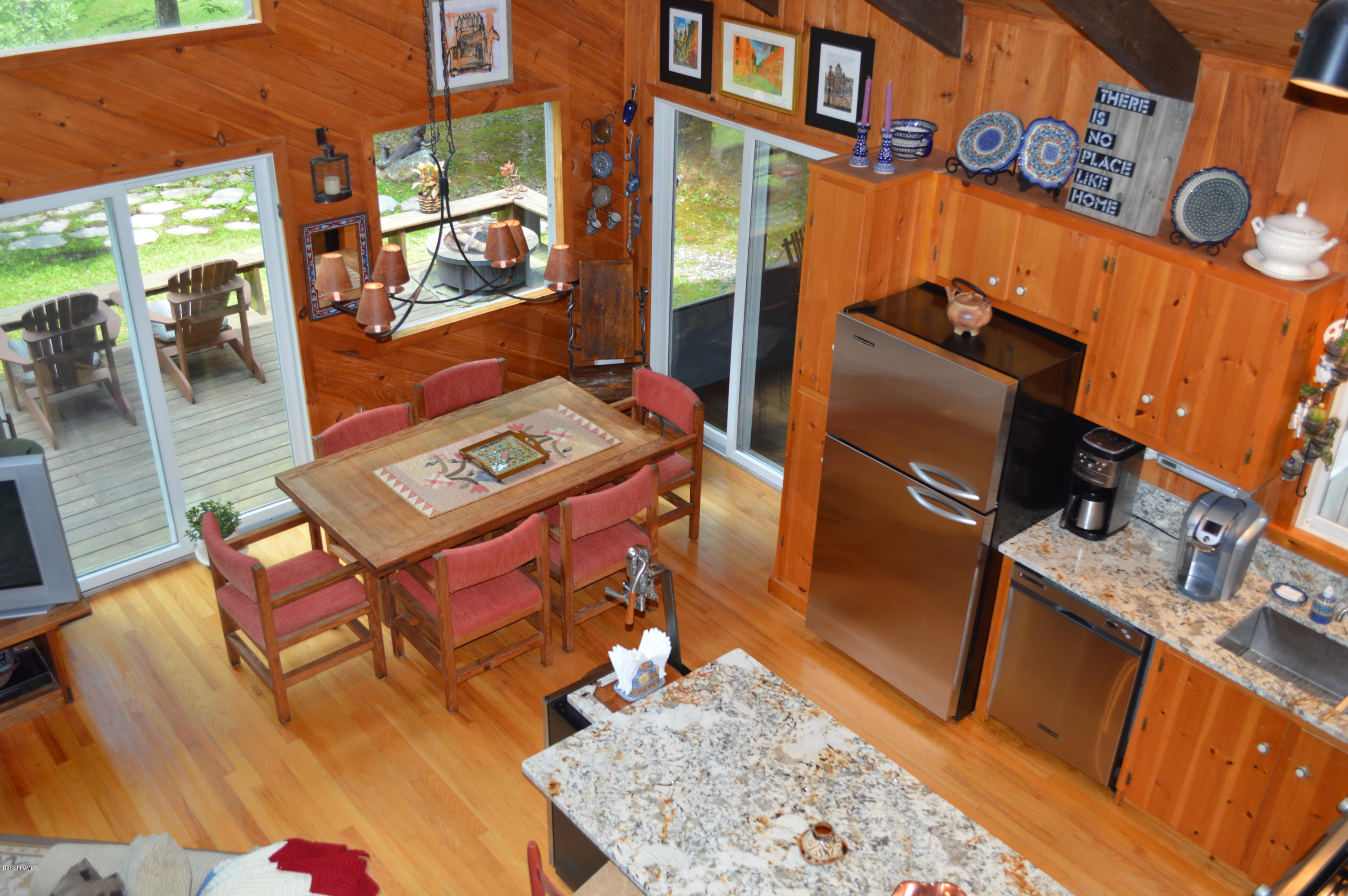 325 Bonny Rigg Hill Road Becket, MA 01223 - Photo 19 of 47 a view of a living room with furniture and a rug
