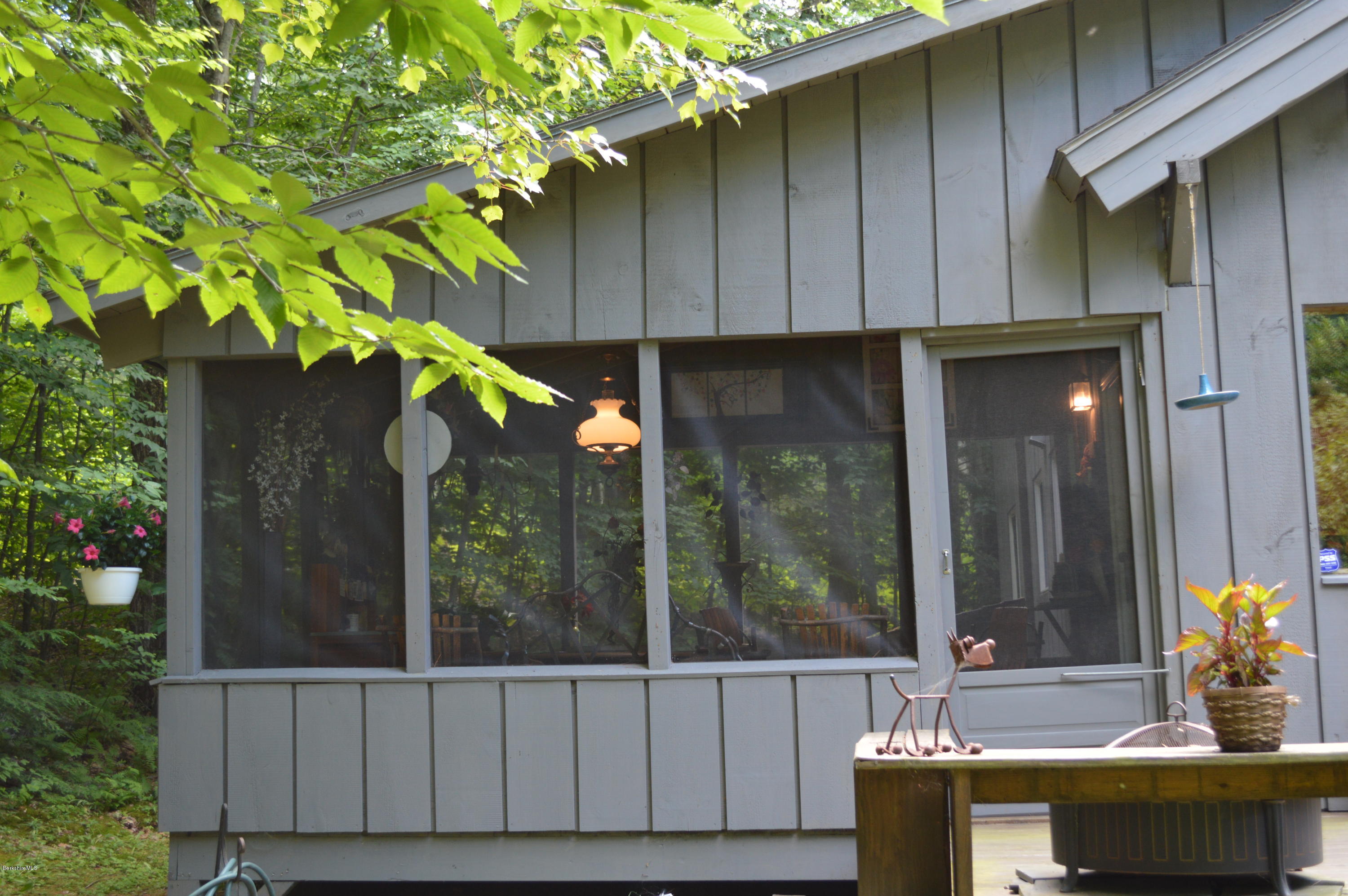 325 Bonny Rigg Hill Road Becket, MA 01223 - Photo 37 of 47 a view of house with backyard and porch