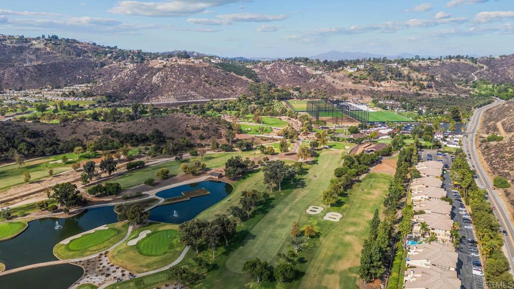 3223 Dehesa Road, Unit 32 El Cajon, CA 92019 - Photo 44 of 46 an aerial view of residential house with outdoor space