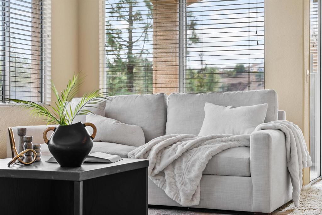 3223 Dehesa Road, Unit 32 El Cajon, CA 92019 - Photo 8 of 46 a living room with furniture and a potted plant