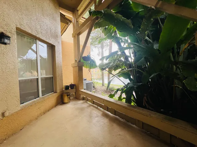 a view of backyard with cabin