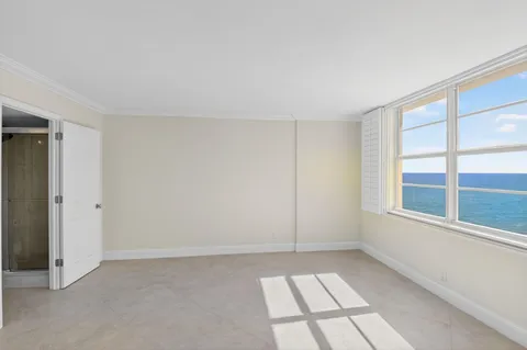 a view of an empty room