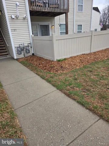 a view of snow covered with snow in yard