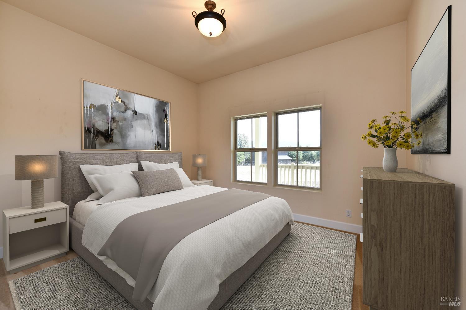 1219 Repetto Ranch Road Sonoma, CA 95476 - Photo 26 of 54 Virtually Staged-Front BR-Left
