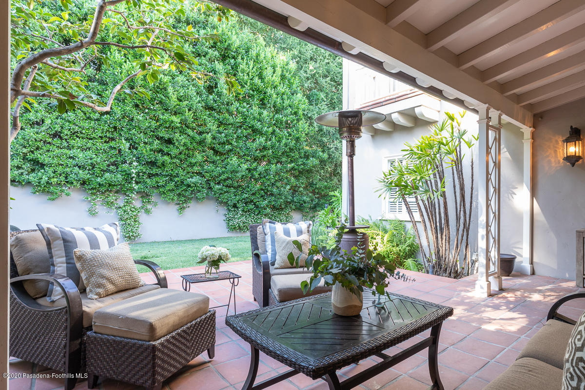 153 Sierra View Road Pasadena, CA 91105 - Photo 46 of 54 a outdoor living space with furniture and garden view