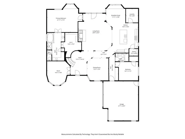 a picture of floor plan