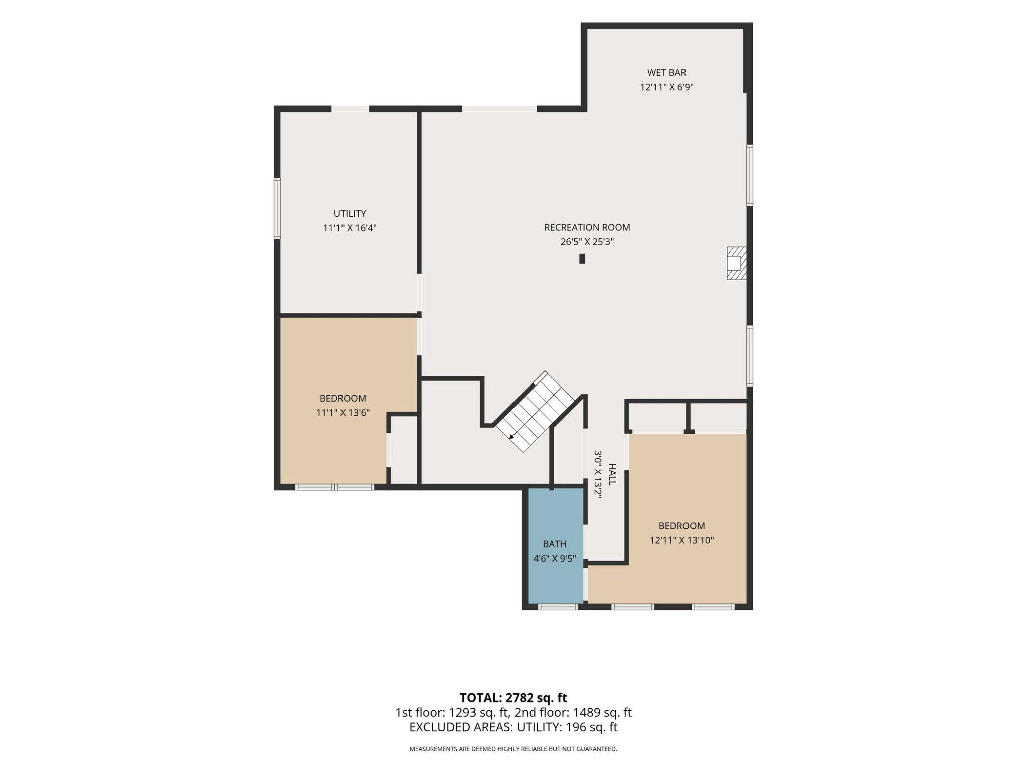 9704 Eustice Road Randallstown, MD 21133 - Photo 42 of 43 Lower Level Floor Plan