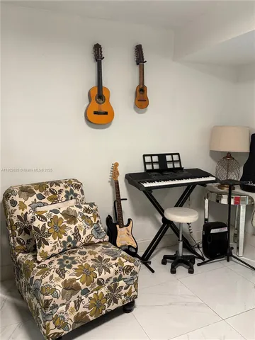 a bedroom with a bed and a table in it