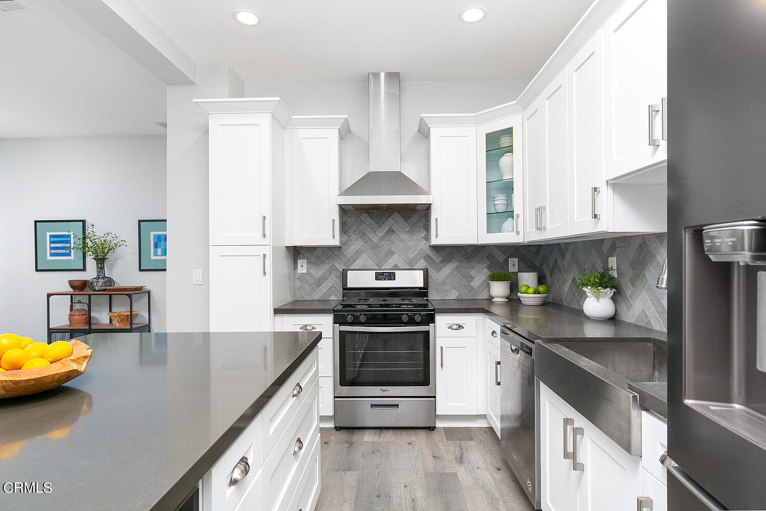 2040 North Madison Avenue Altadena, CA 91001 - Photo 18 of 53 a kitchen with a stove and a white cabinets