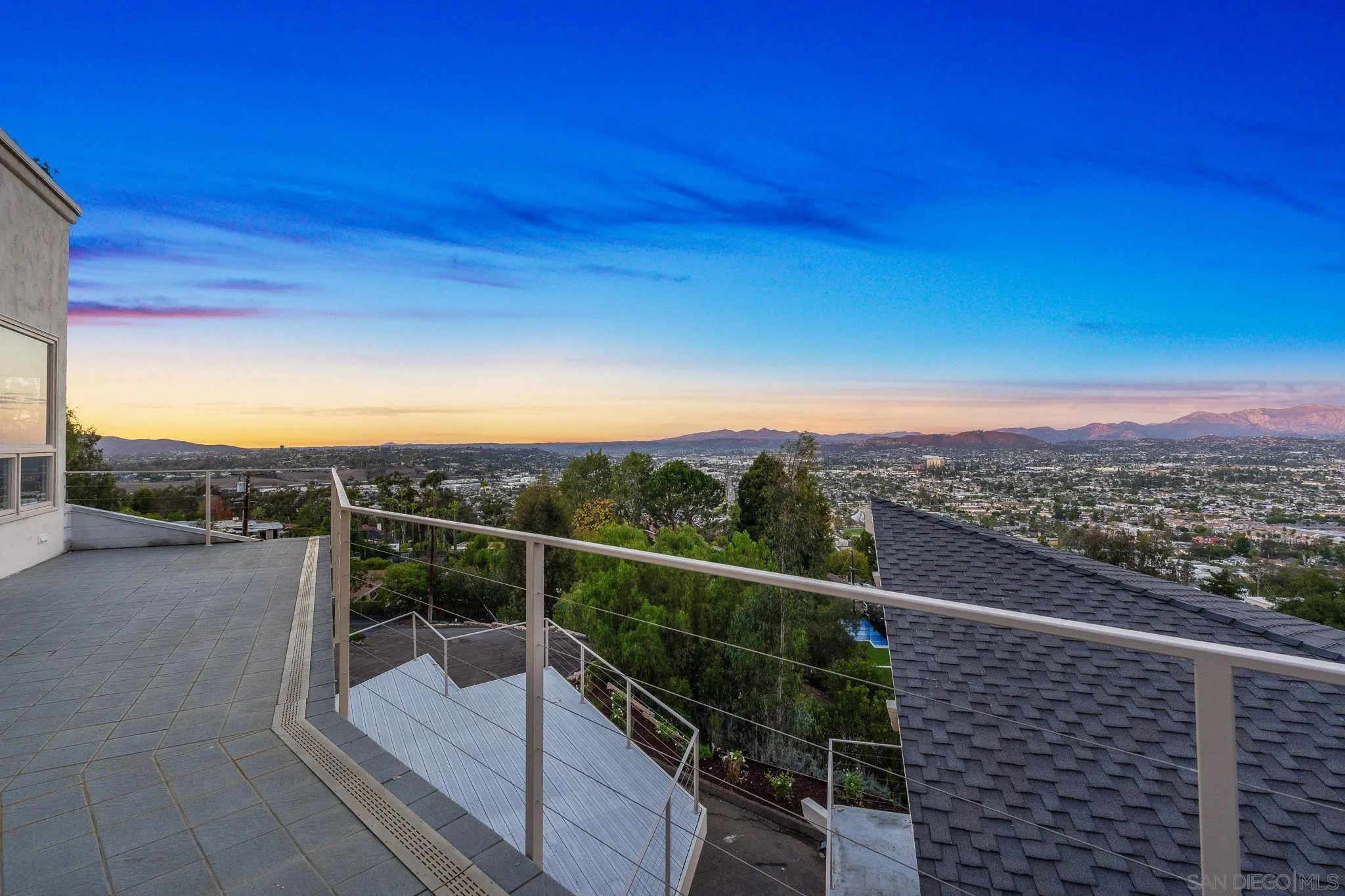 10595 Russell Road La Mesa, CA 91941 - Photo 11 of 40 a view of a city and mountain from a balcony