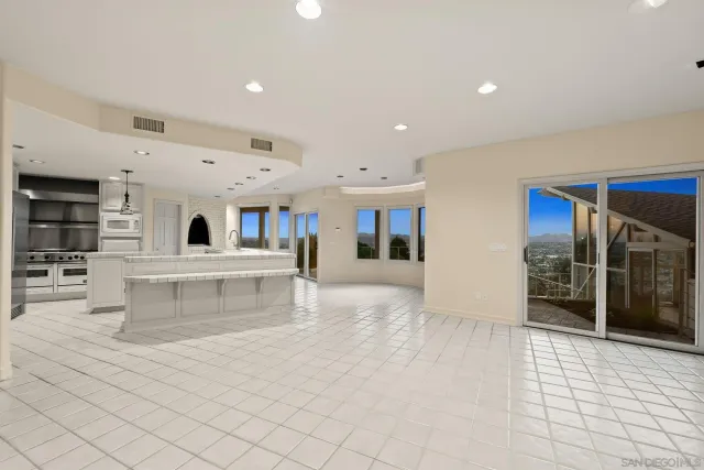 a living room with furniture fireplace and a flat screen tv