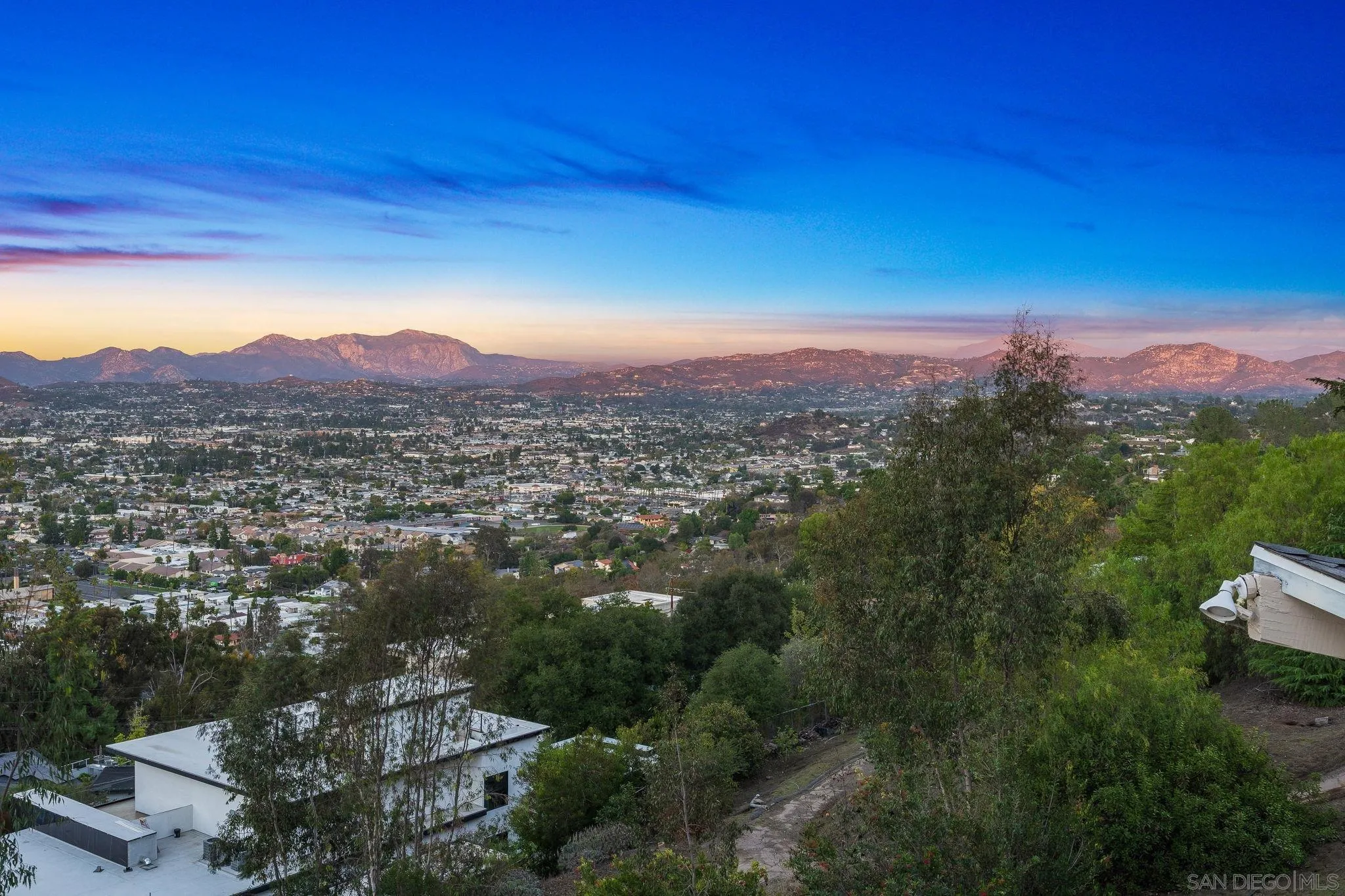 10595 Russell Road La Mesa, CA 91941 - Photo 10 of 40 a view of a city with sunset view