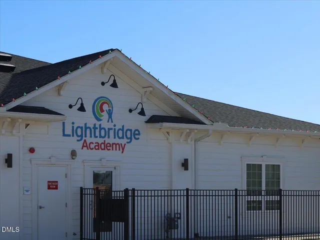 a view of a wooden door