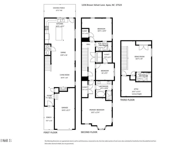 $515,000 | 1236 Brown Velvet Lane, Apex, NC 27523