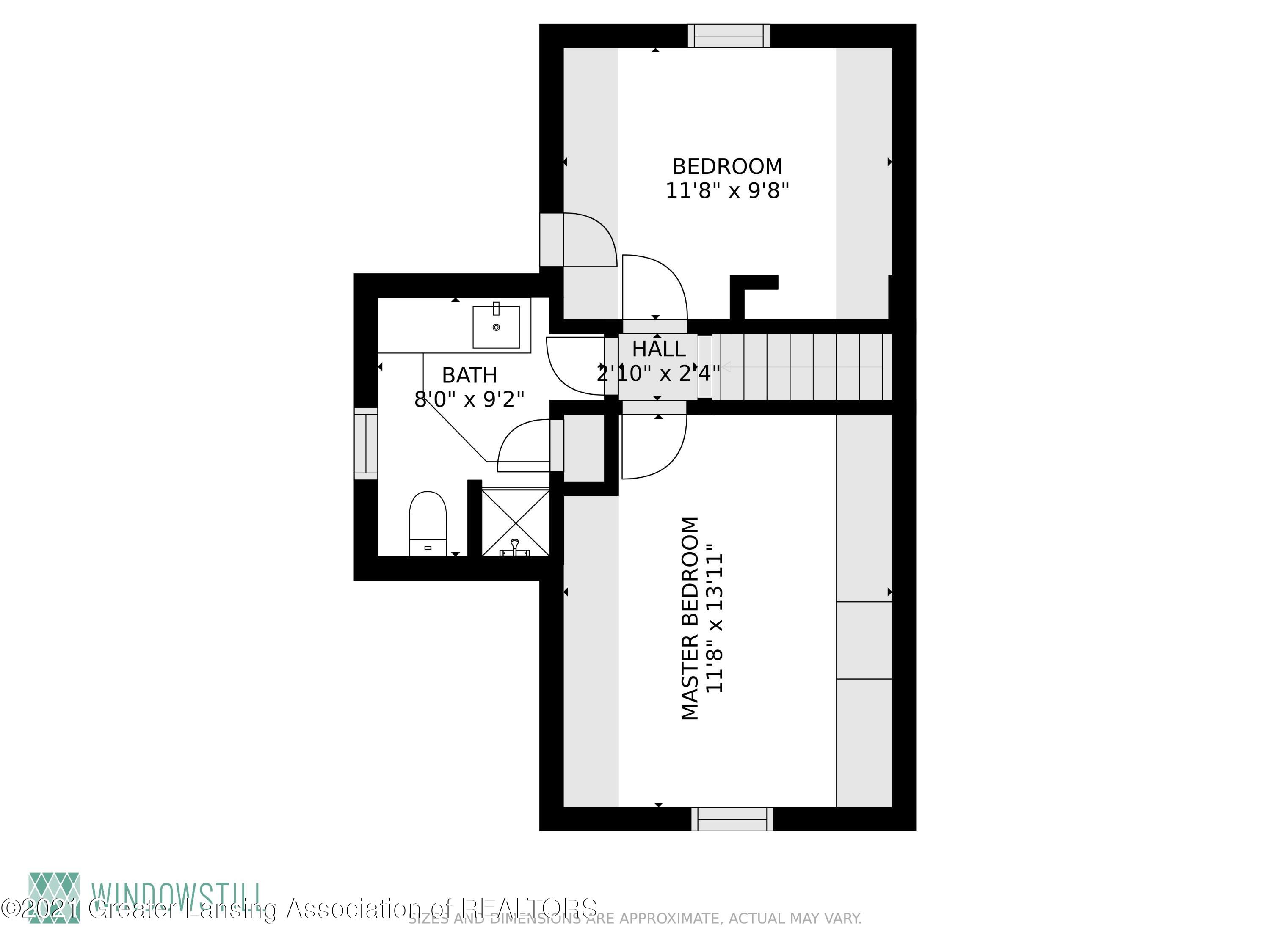 1421 West Wieland Road Lansing, MI 48906 - Photo 39 of 41 Floor Plan - Upper Level