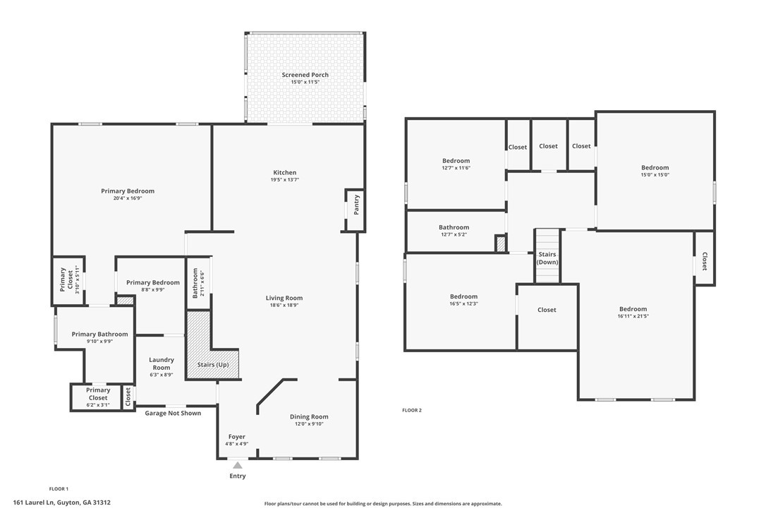 161 Laurel Lane Guyton, GA 31312 - Photo 48 of 48 Floor Plan