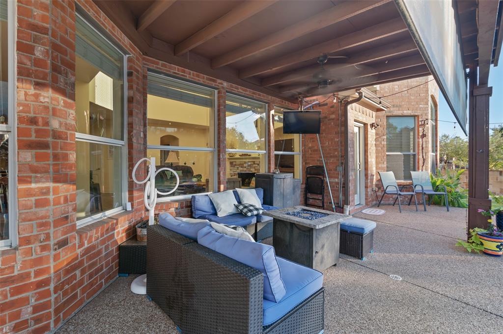 1100 Durango Circle Shady Shores, TX 76208 - Photo 36 of 39 a view of living room with furniture and flat screen tv