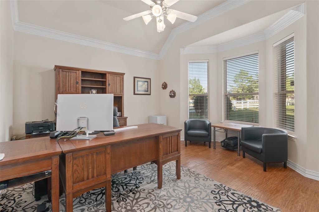 1100 Durango Circle Shady Shores, TX 76208 - Photo 6 of 39 a view of a workspace with furniture and a window