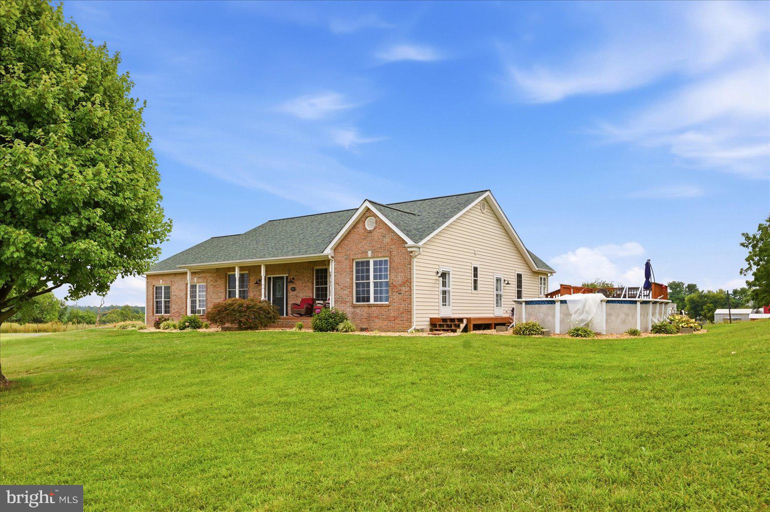 6264 Middle Road Stephens City, VA 22655 - Photo 3 of 73 Front and side exterior--above ground pool