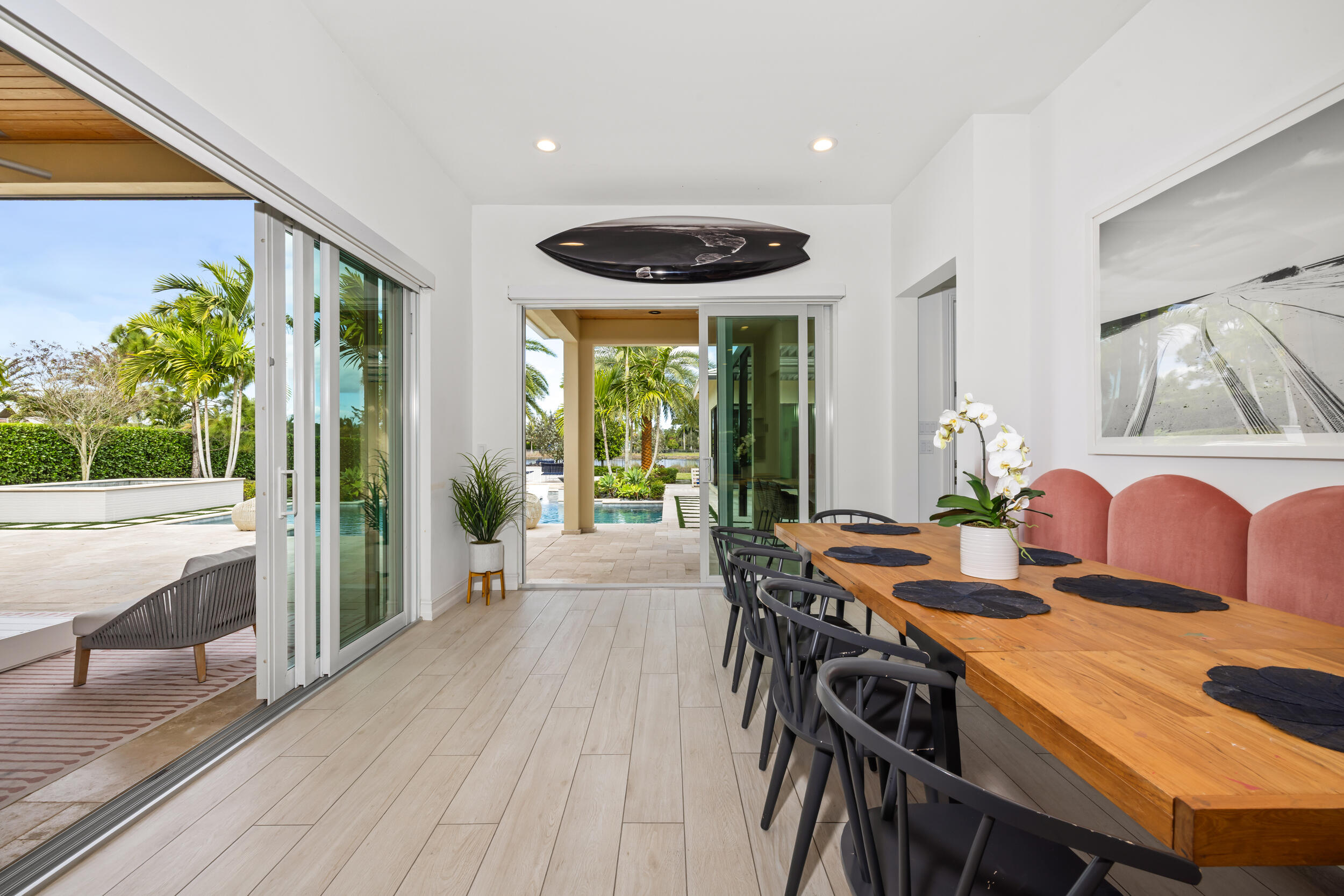 8001 Southeast Plantation Circle Jupiter, FL 33458 - Photo 15 of 50 a view of a dining room with furniture window and outside view