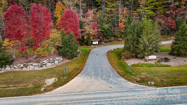 a view of a swimming pool with a yard