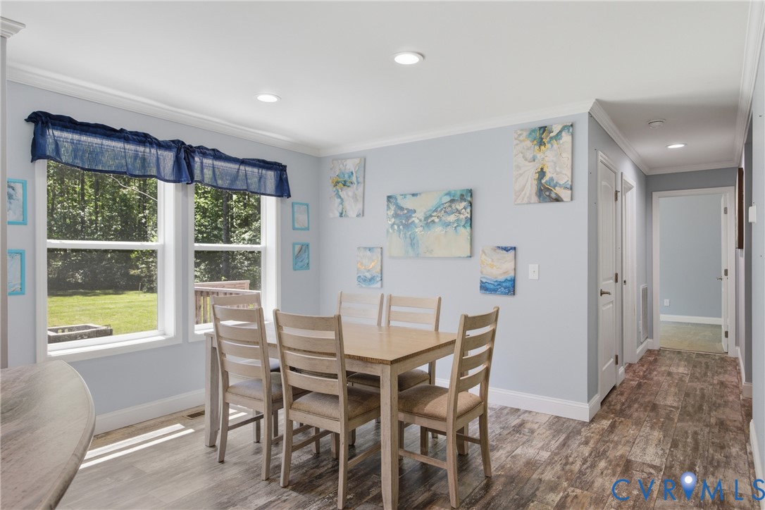 93 Faraway Road Saluda, VA 23149 - Photo 8 of 58 a view of a dining room with furniture window and outside view