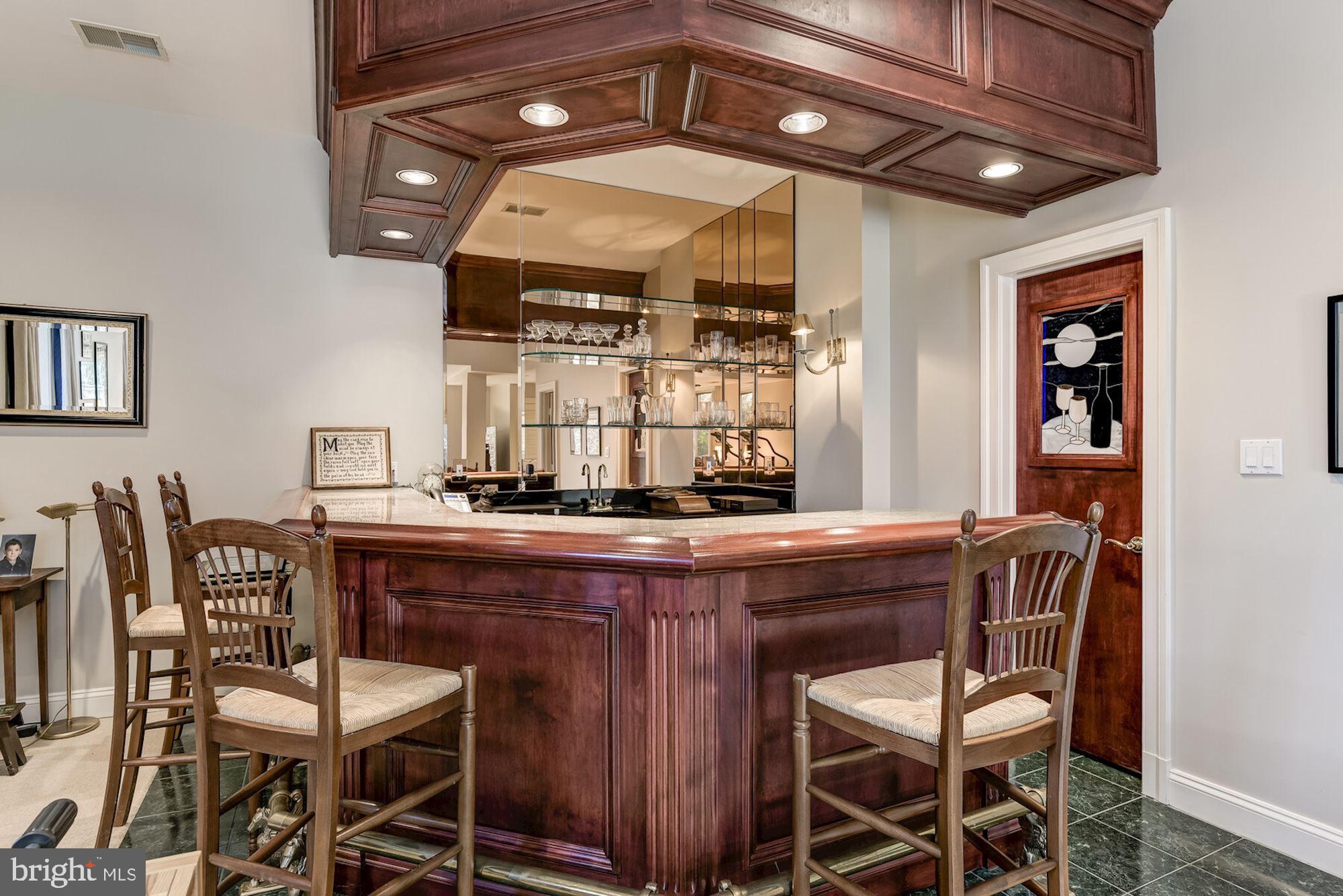 11206 River View Drive Potomac, MD 20854 - Photo 22 of 48 Lower Level Wet Bar