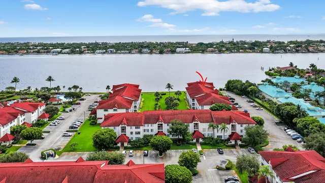 a view of a city and lake view