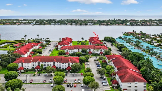 a view of a city and an ocean