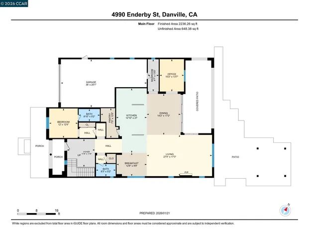 $2,849,800 | 4990 Enderby Street, Danville, CA 94506