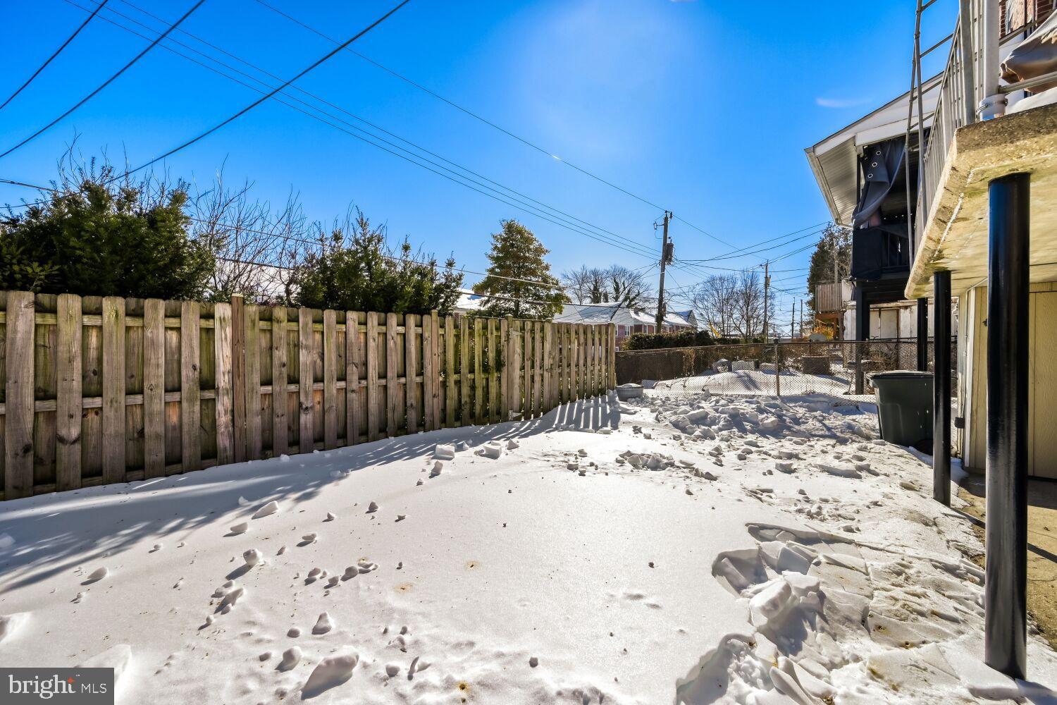 8127 Glen Gary Road Towson, MD 21286 - Photo 28 of 34 Sunny winter scene with fresh snow blanket.