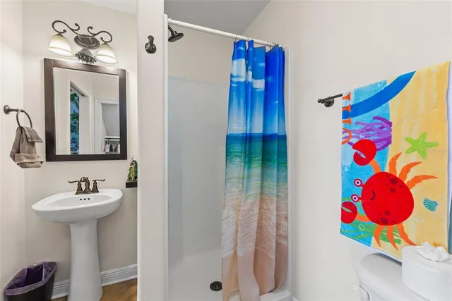 a view of outdoor space yard and swimming pool