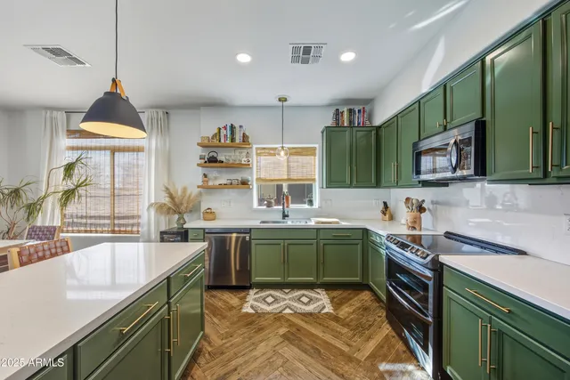 a view of a building with a street