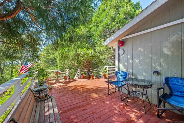 a outdoor space with furniture
