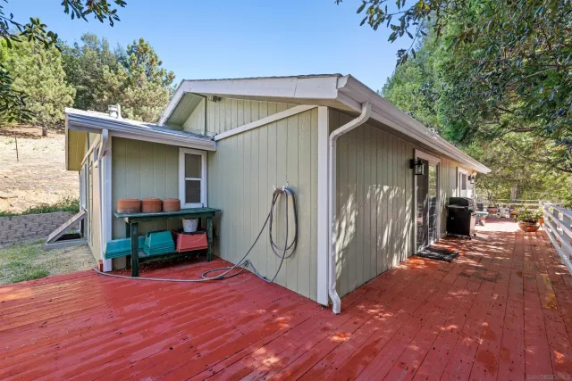 a view of outdoor space and deck