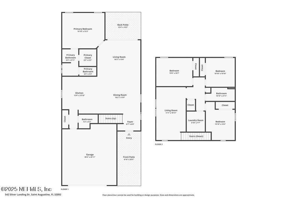 542 Silver Landing Drive St. Augustine, FL 32092 - Photo 53 of 55 a picture of a wall with a white wall