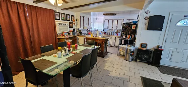 a view of a workspace with furniture