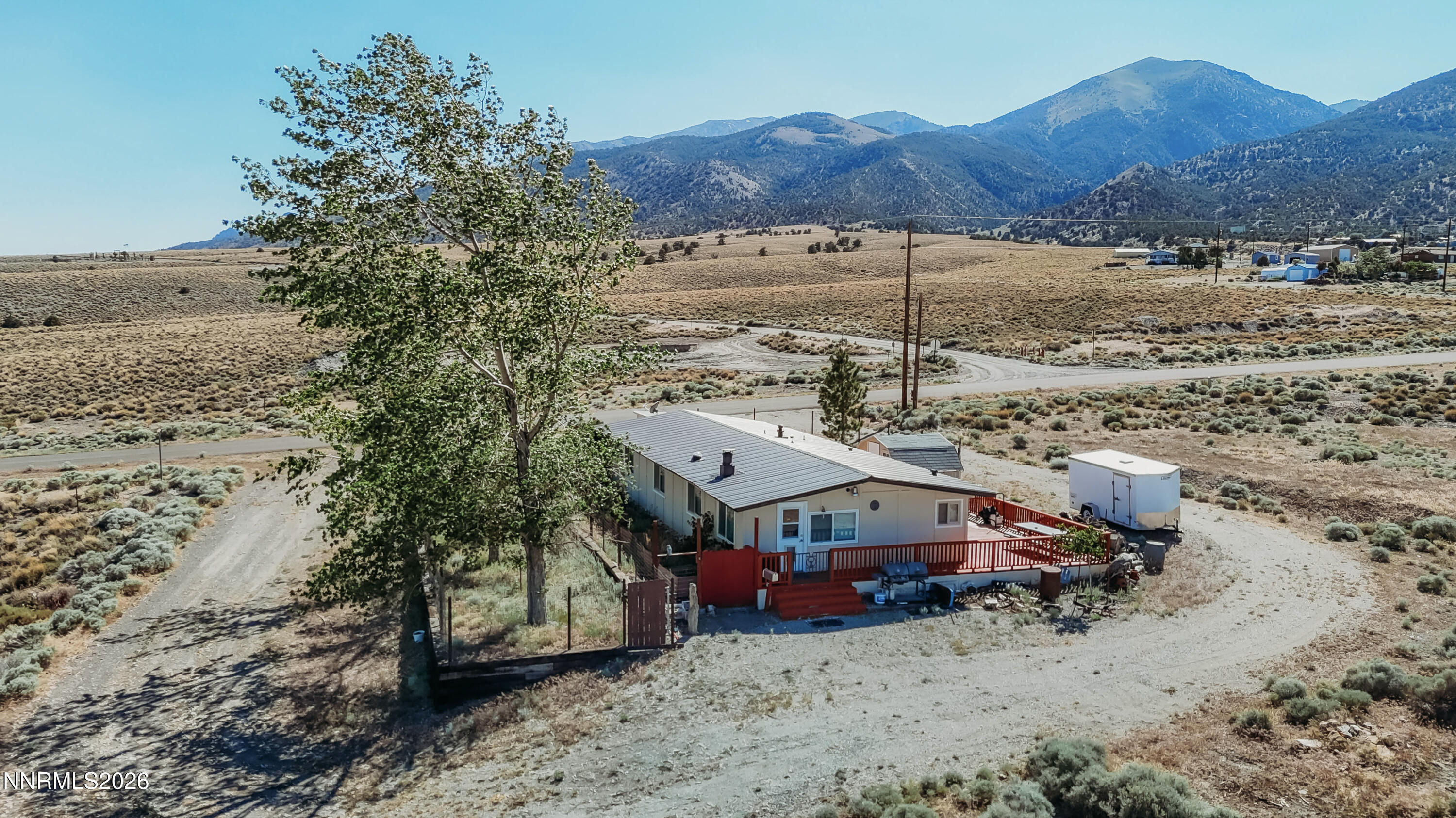 8 Buckhorn Court Kingston, NV 89310 - Photo 2 of 34 a view of a town with large trees
